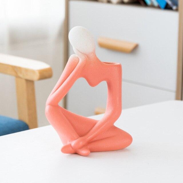 Thinking Man Art Vasen Karnz