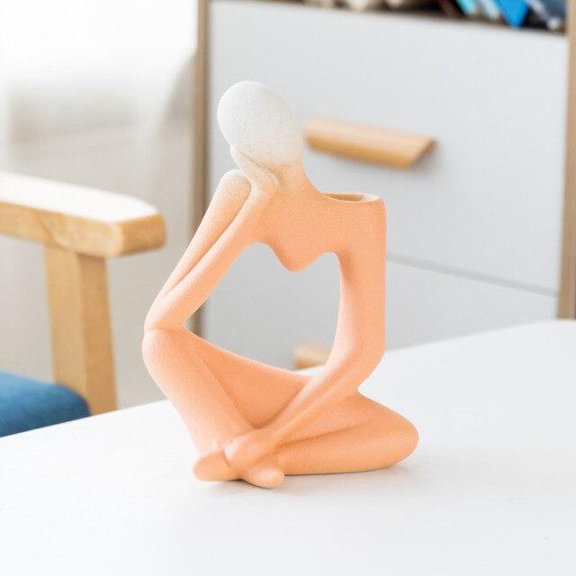Thinking Man Art Vasen Karnz
