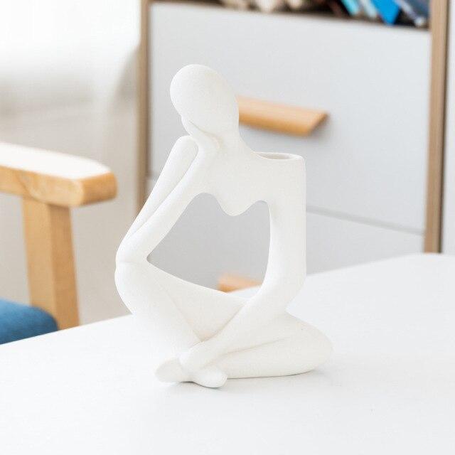 Thinking Man Art Vasen Karnz