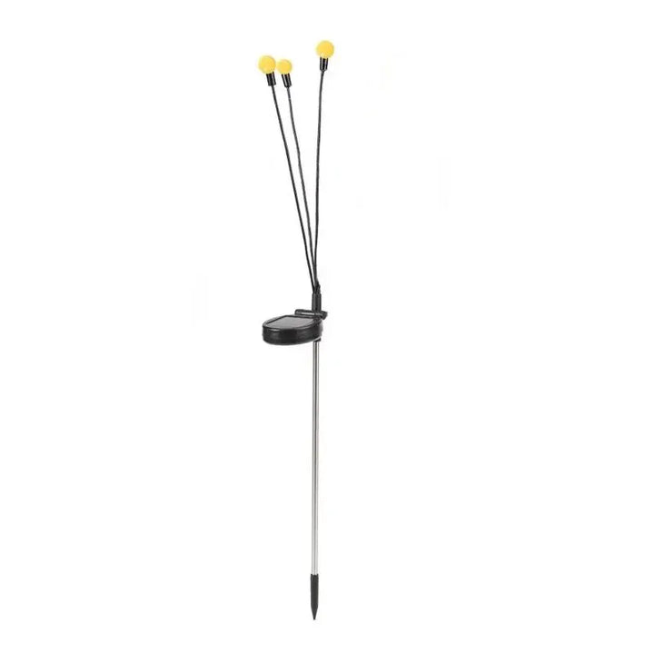 Solarbetriebene Glühwürmchen Gartenleuchte - Dreiköpfige LED Lampe für Außen | Karnz