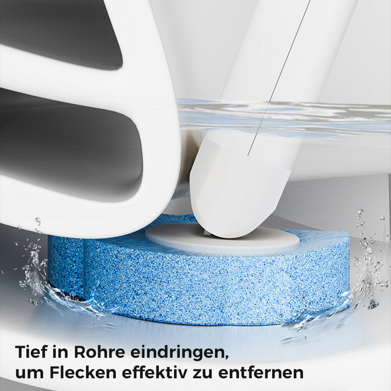 HygiBrush Einweg-Toilettenbürste mit abnehmbaren Schwammköpfen | Karnz