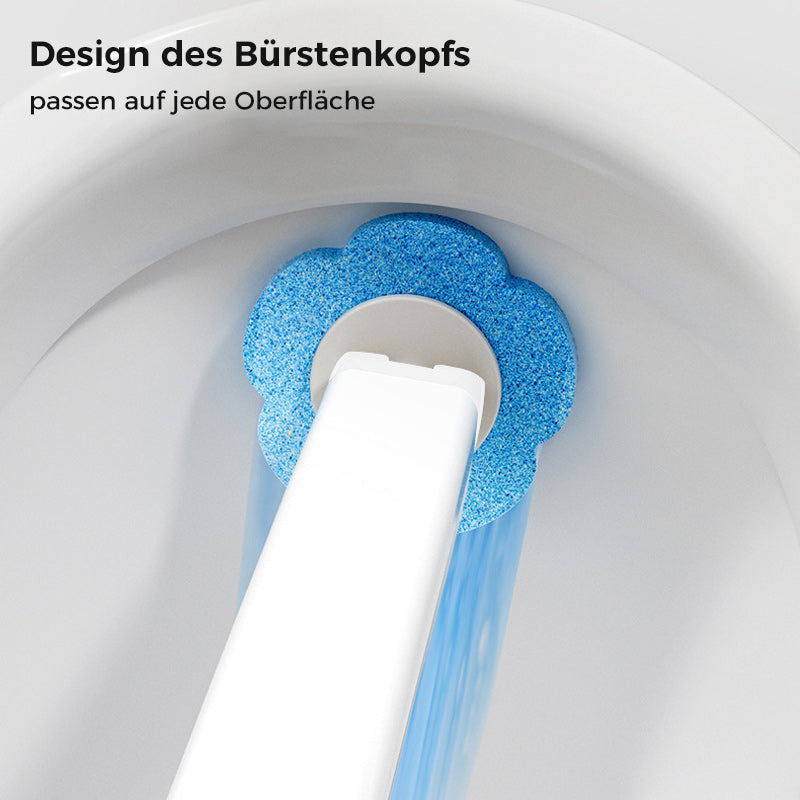 HygiBrush Einweg-Toilettenbürste mit abnehmbaren Schwammköpfen | Karnz