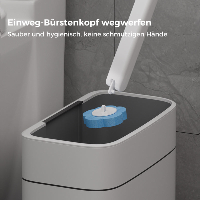 HygiBrush Einweg-Toilettenbürste mit abnehmbaren Schwammköpfen | Karnz