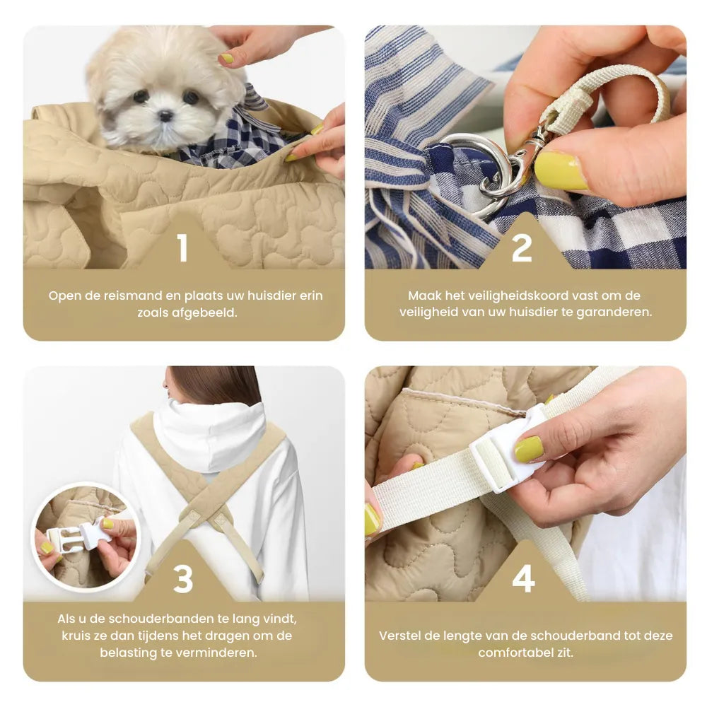 RoverRug XL Hundetragetasche – Wasserdicht, Leichtgewichtig und Ergonomisches Design | Karnz