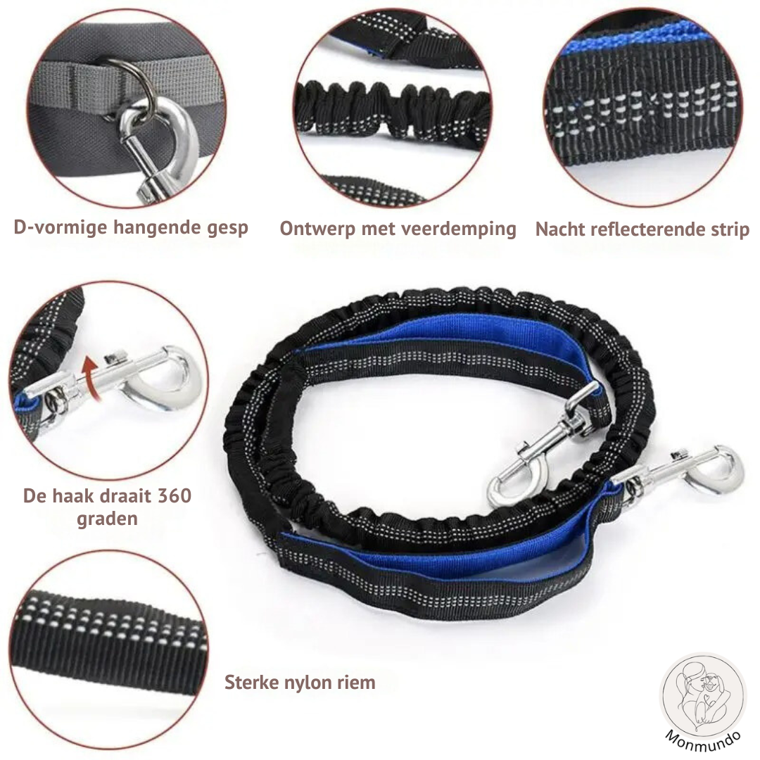 Hunde-Leine Hüfttasche Set | Karnz