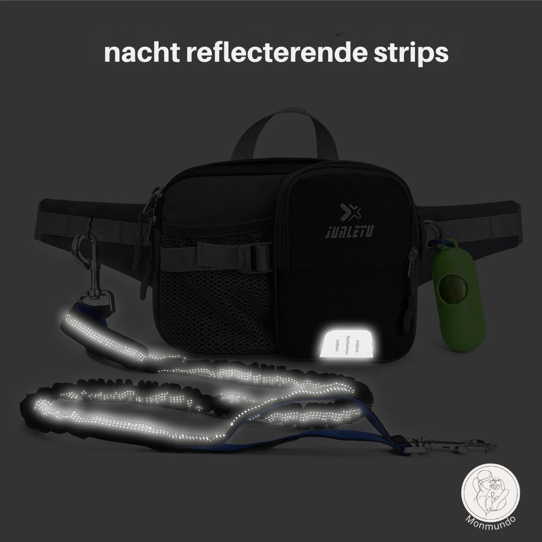 Hunde-Leine Hüfttasche Set | Karnz