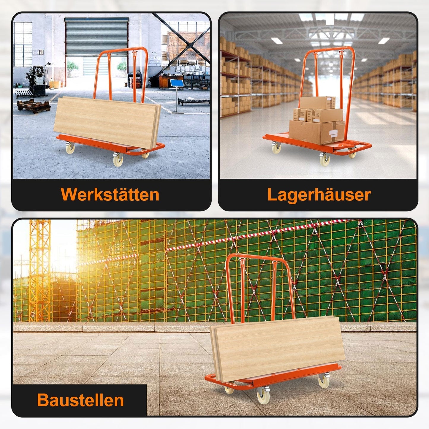 Plattenwagen Transportwagen bis 1000kg | Karnz