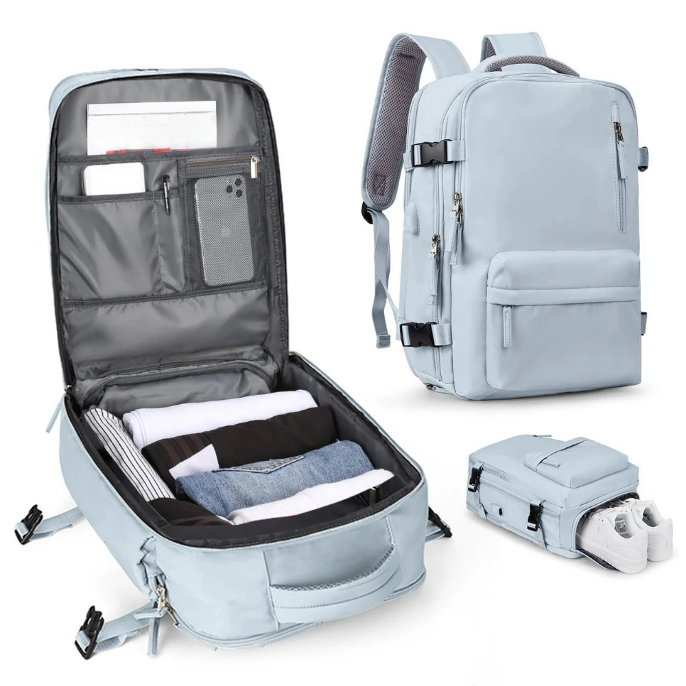 Reise-Rucksack | Große Fächer, Schuhfach