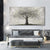 Tree Of Life Wandkunst Fine Art Leinwanddruck Moderner Schwarz-Weiß-Posterbild Für Wohnzimmer Schlafzimmer Home Office Kunst Dekor