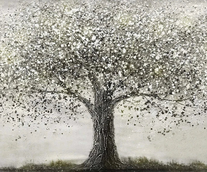 Tree Of Life Wandkunst Fine Art Leinwanddruck Moderner Schwarz-Weiß-Posterbild Für Wohnzimmer Schlafzimmer Home Office Kunst Dekor