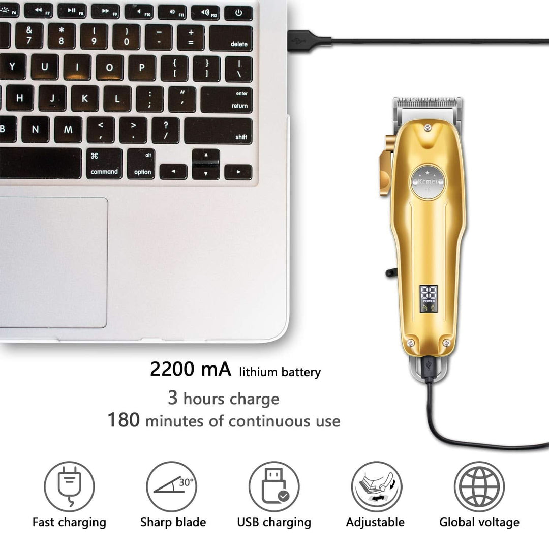 3-in-1 Präzisionstrimmer & Rasierer für Männer
