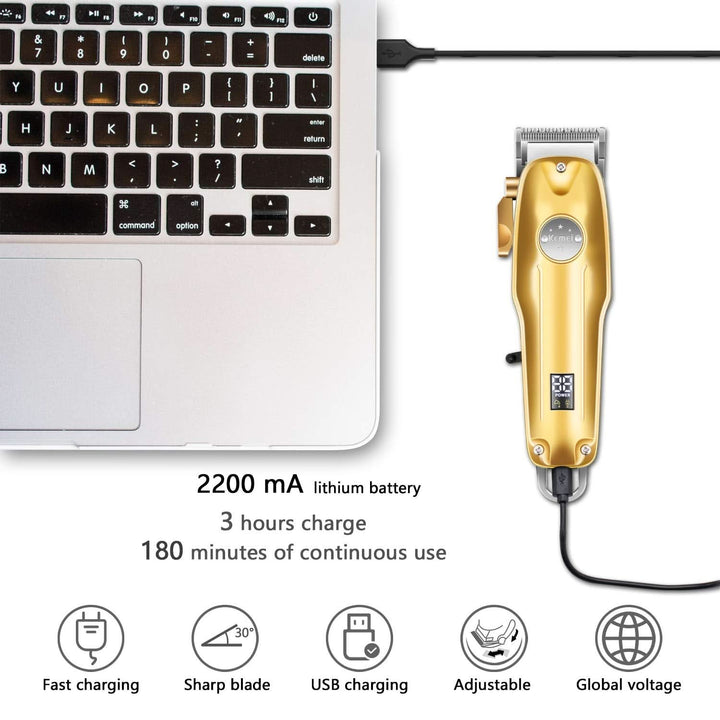 3-in-1 Präzisionstrimmer & Rasierer für Männer