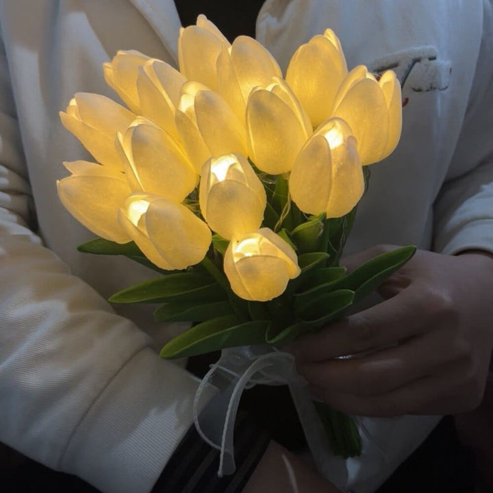 Tulpen LED Nachtlicht Bankett Schüssel