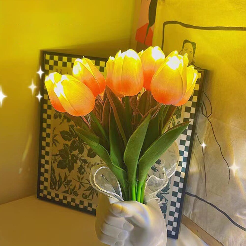 Tulpen LED Nachtlicht Bankett Schüssel