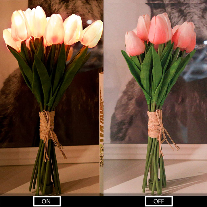 Tulpen LED Nachtlicht Bankett Schüssel