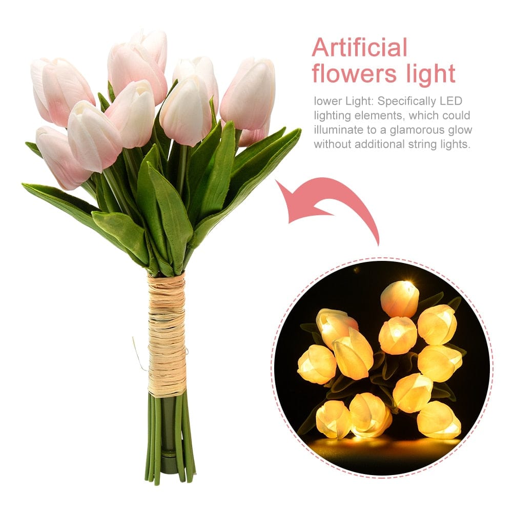 Tulpen LED Nachtlicht Bankett Schüssel