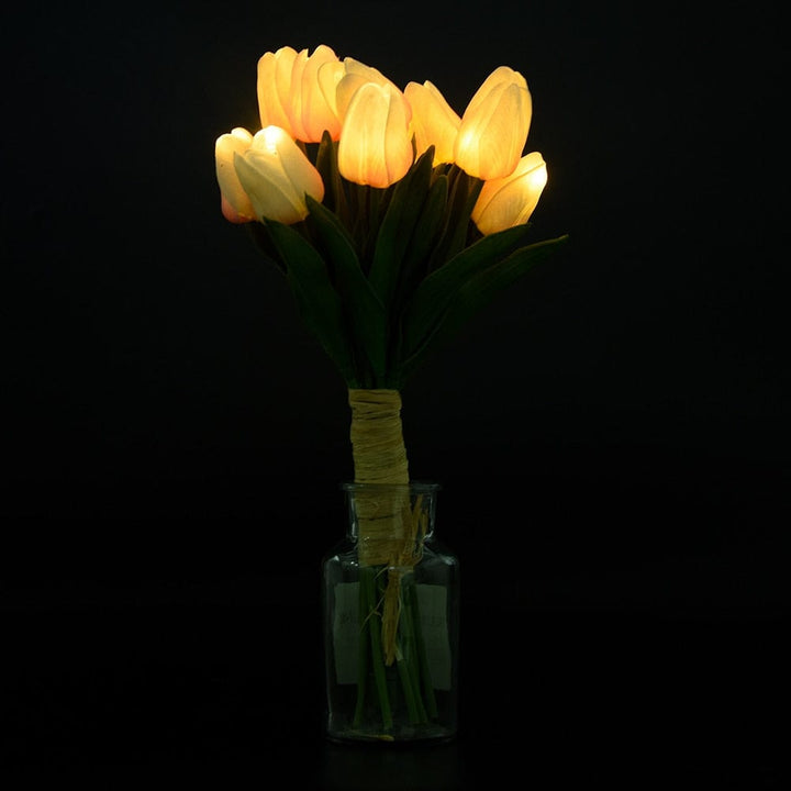 Tulpen LED Nachtlicht Bankett Schüssel