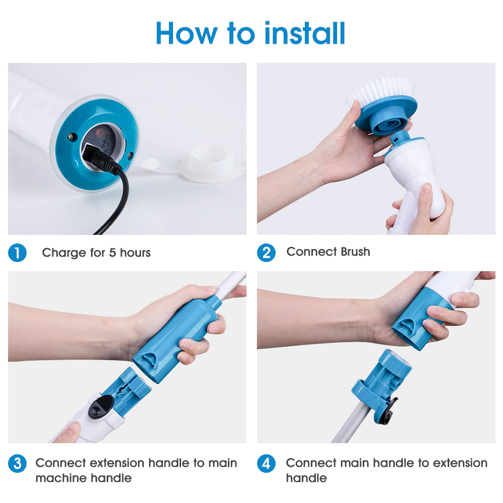 Turbo Scrub® Akku-Reinigungsbürste | Karnz