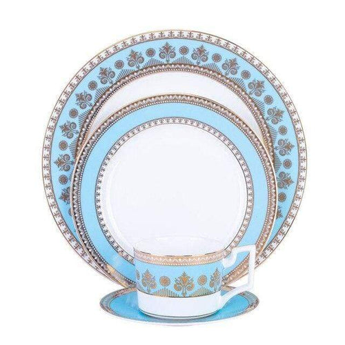 Türkis 4-teiliges Dinner-Set Karnz