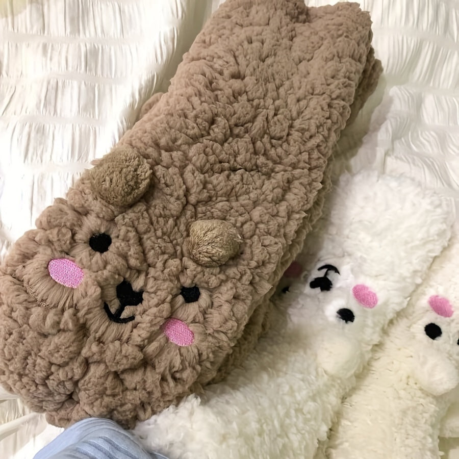 Warme, flauschige Bärensocken | Karnz