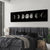 Mondphasen Breitformat Schwarz Weiß Wandkunst Leinwanddrucke Bilder Für Schlafzimmer Über Dem Bett Wohnzimmer Dekoration | Karnz