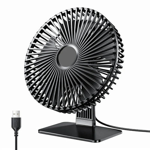 Mira Oszillierender USB Ventilator – Leise, Kompakt & 4 Geschwindigkeiten für Schreibtische und Nachttische | Karnz