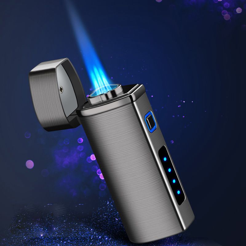 Triple Flame Winddicht USB Lade Jet Feuerzeug | Karnz