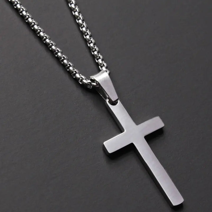 Klassische Kreuz Herren Halskette