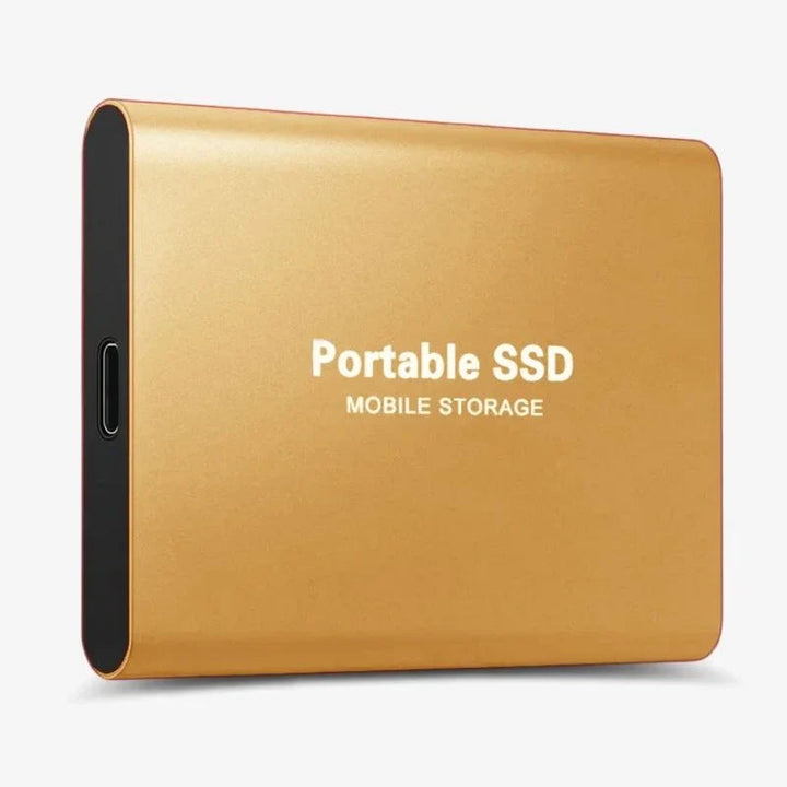 Externe SSD-Festplatte aus Aluminium, tragbarer Speicher