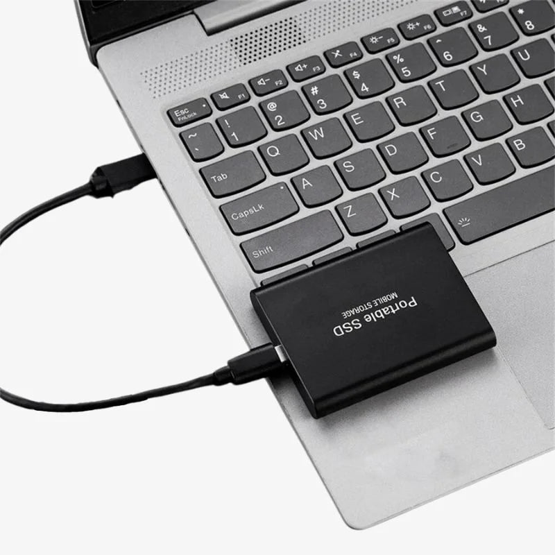 Karnz | Externe SSD Festplatte Aluminium Tragbarer Speicher 128GB