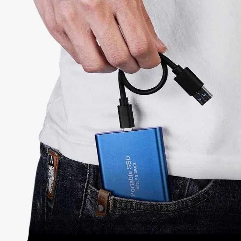 Karnz | Externe SSD Festplatte Aluminium Tragbarer Speicher 128GB