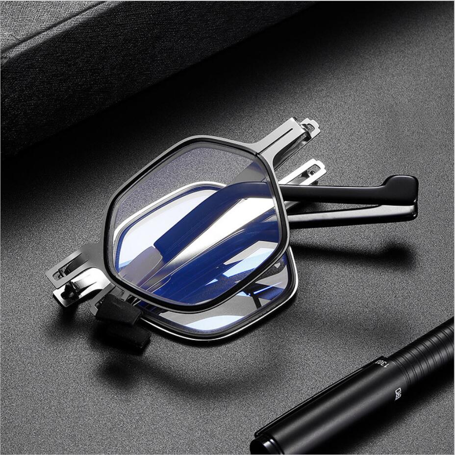 Ultraleichte schraubenlose faltbare Lesebrille aus Titanmaterial | Karnz