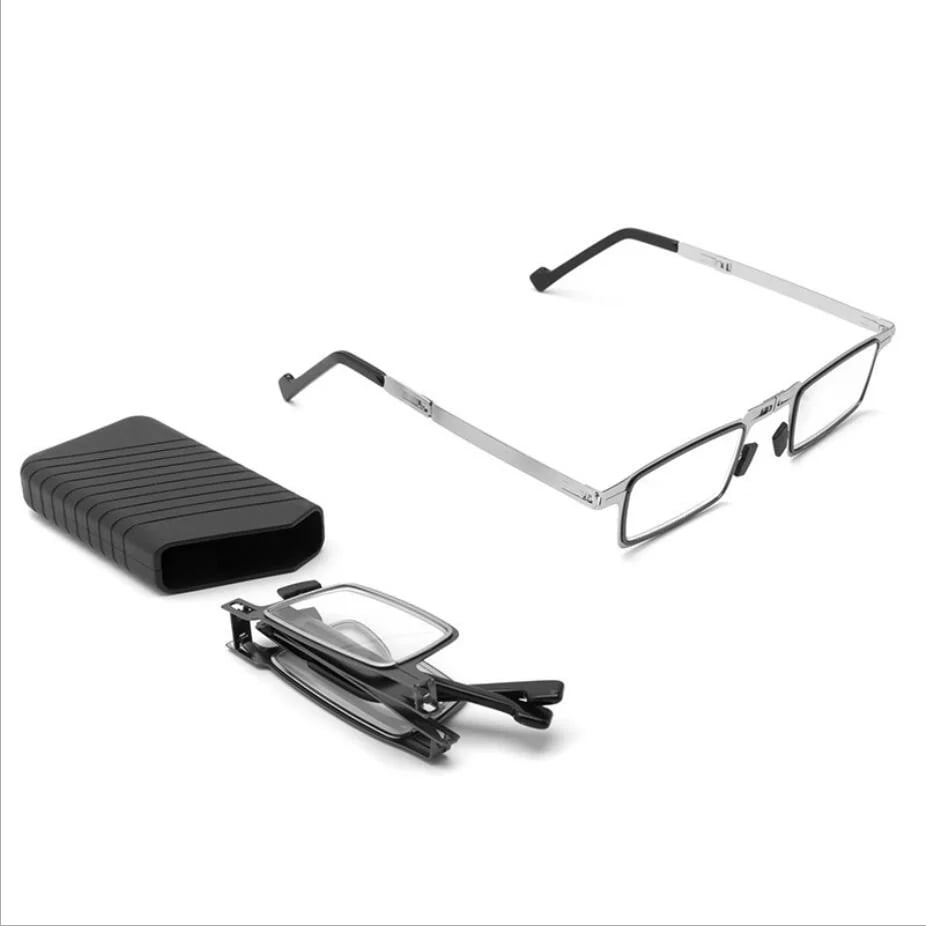 Ultraleichte schraubenlose faltbare Lesebrille aus Titanmaterial | Karnz