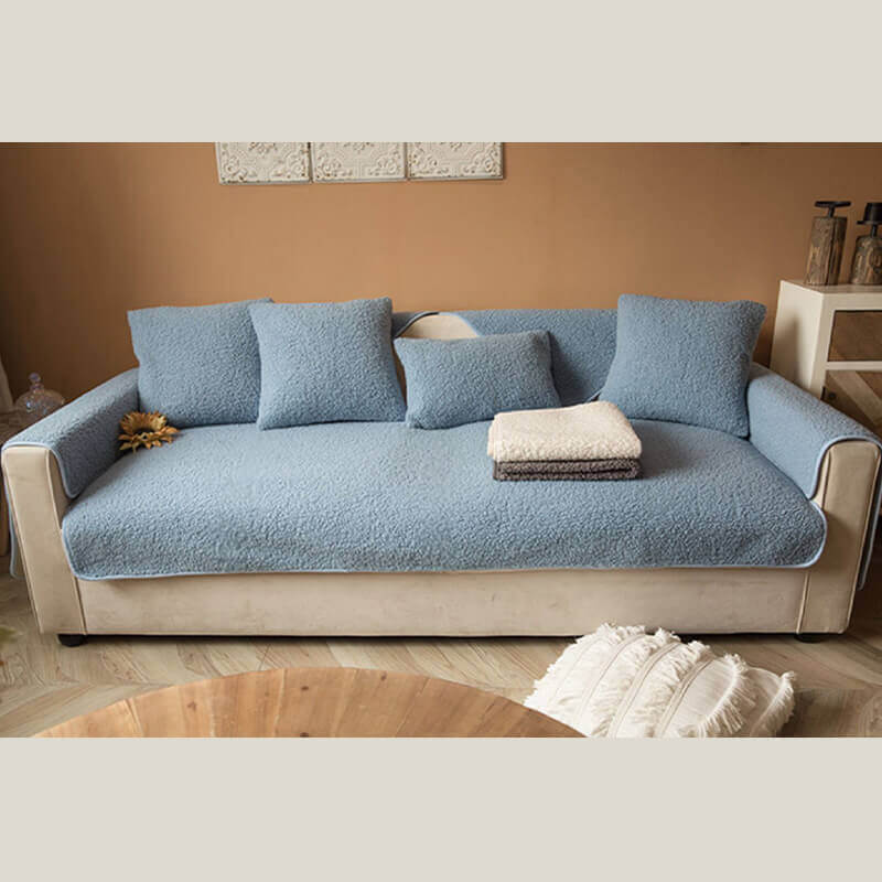 Ultrasoft Teddy-Fleece Warm Rutschfeste Couchbezug 90x160 cm | Karnz