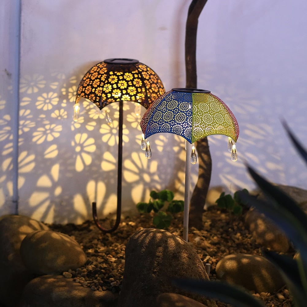 Sonnenschirm Solar Gartenlichter | Karnz