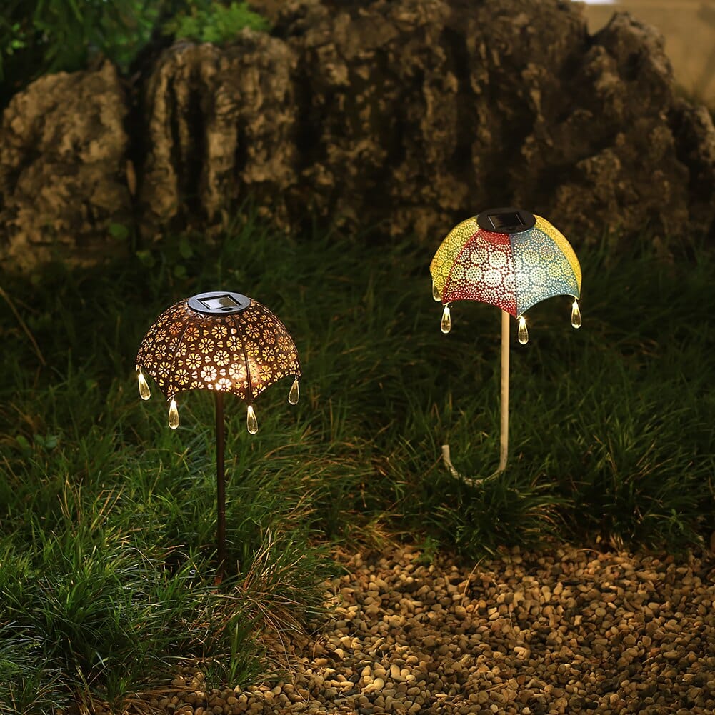 Sonnenschirm Solar Gartenlichter | Karnz