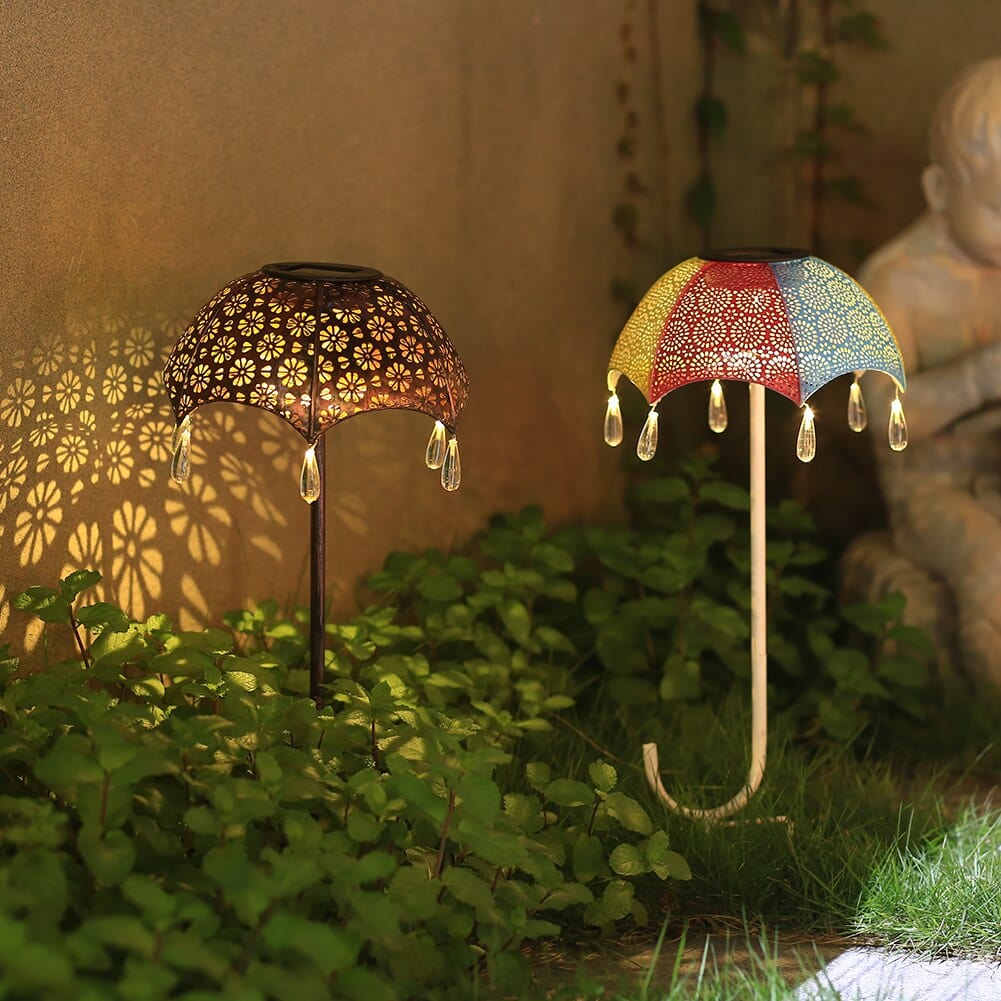 Sonnenschirm Solar Gartenlichter | Karnz