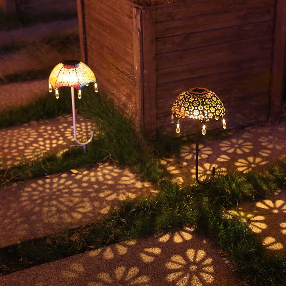 Sonnenschirm Solar Gartenlichter | Karnz