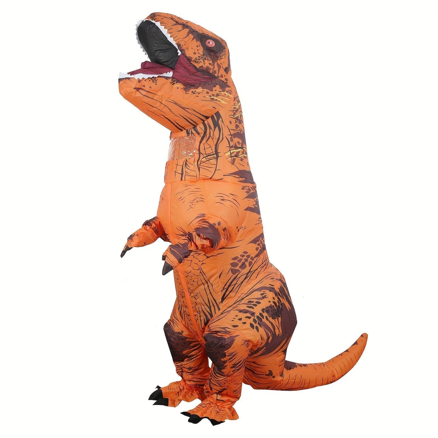 DinoKing Aufblasbares T-Rex Kostüm – Gigantischer Unisex-Anzug mit Ventilator | Karnz