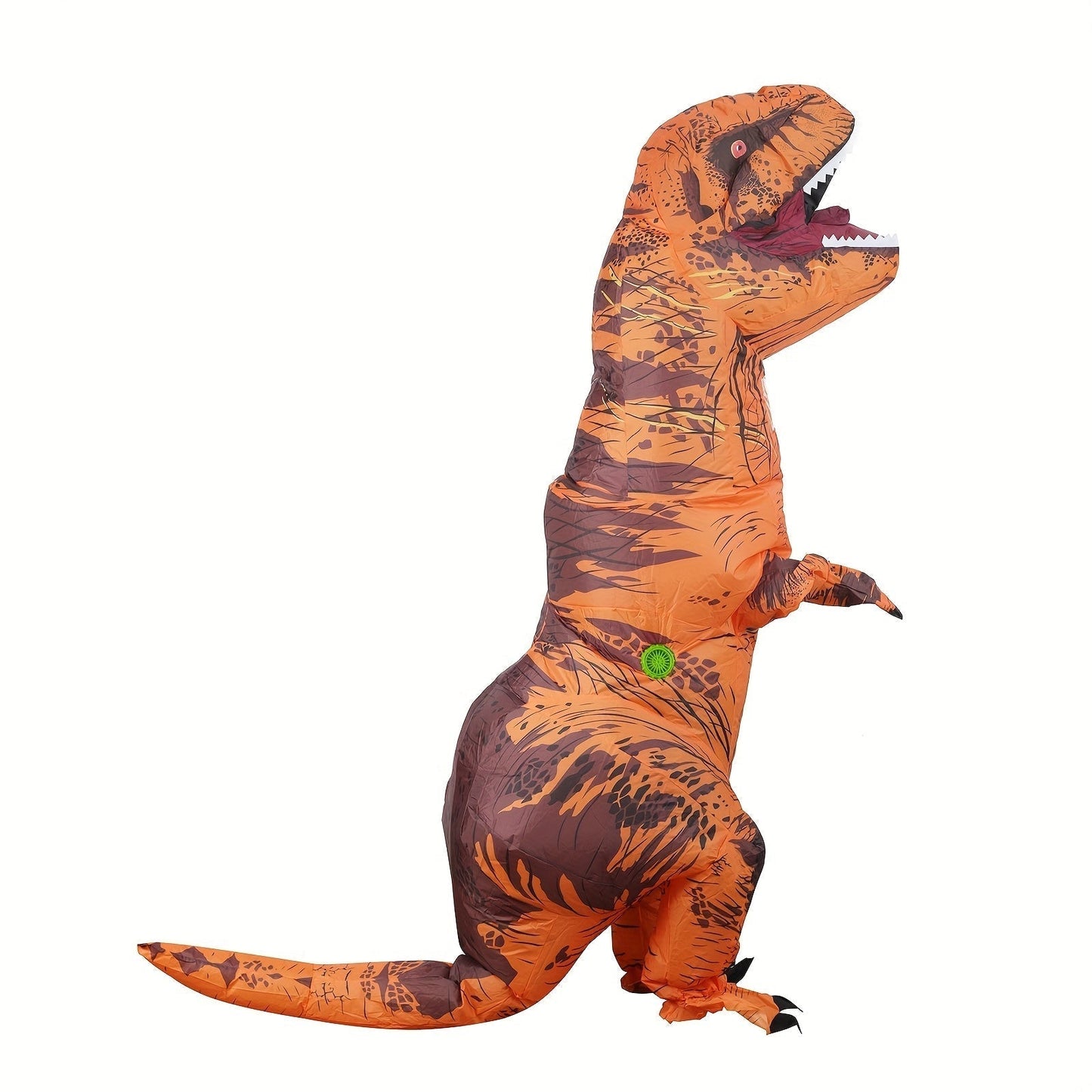 DinoKing Aufblasbares T-Rex Kostüm – Gigantischer Unisex-Anzug mit Ventilator | Karnz
