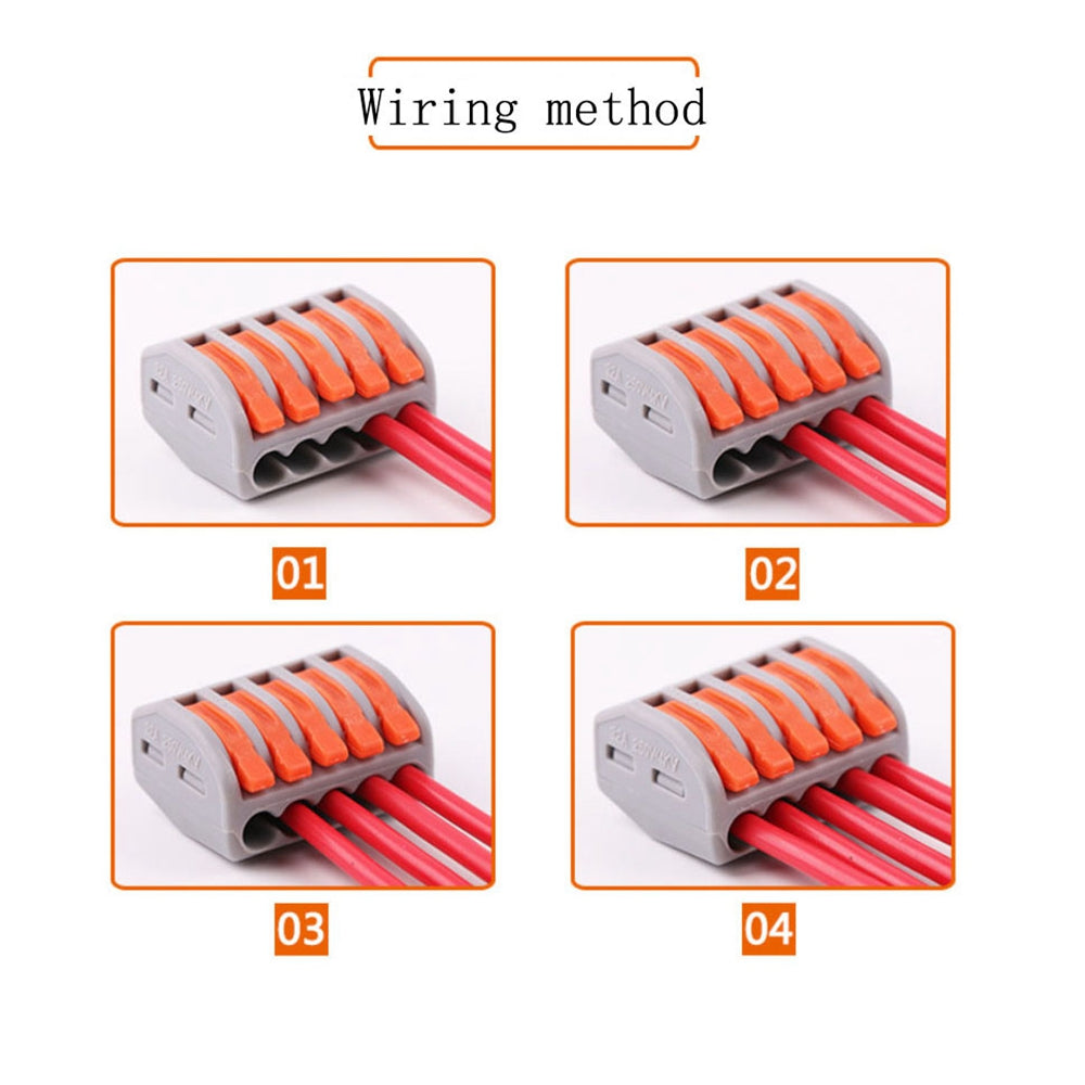 Universelle Steckdosen Plug-in elektrische Kabelverbinder | Karnz