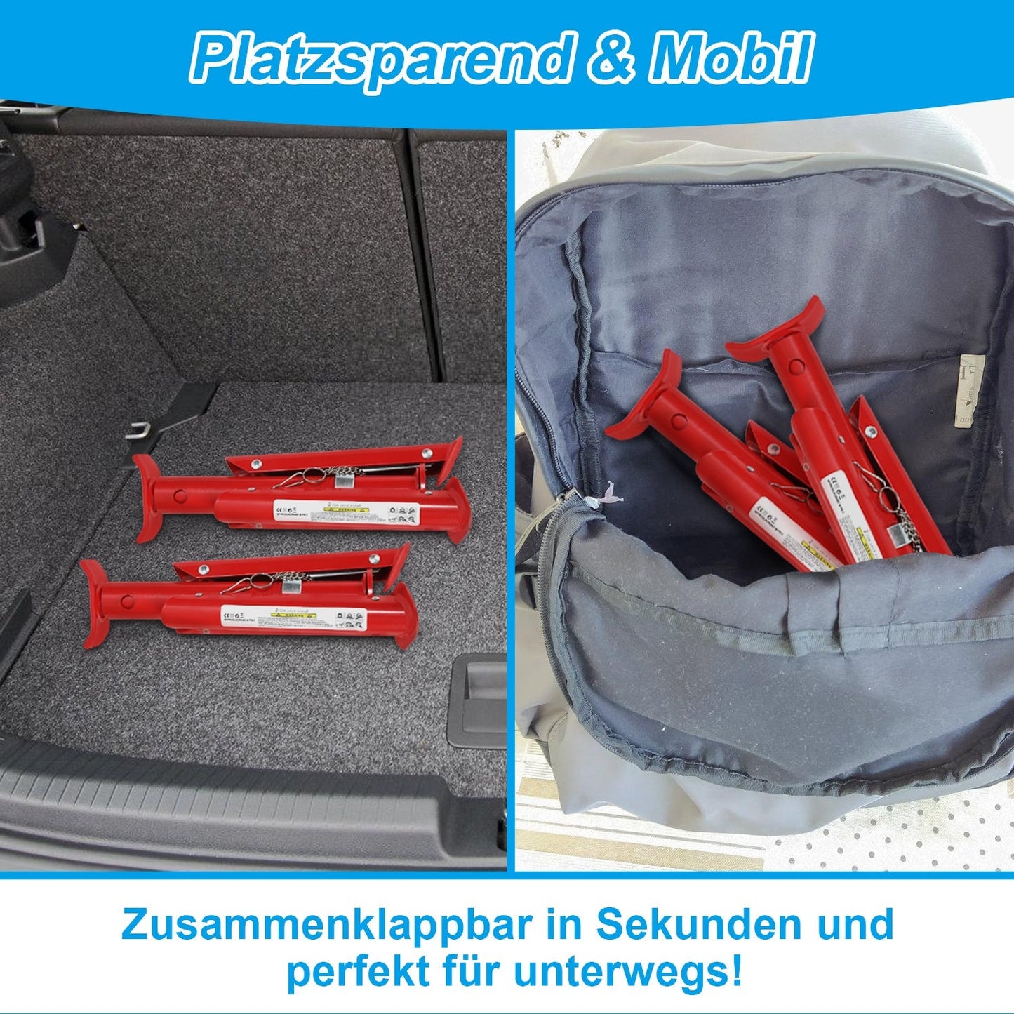 2T/3T Unterstellböcke Unterstellbock KFZ 2 Stück | Karnz