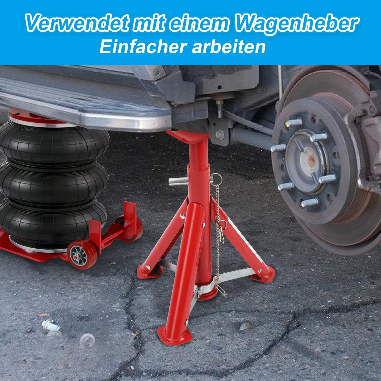 2T/3T Unterstellböcke Unterstellbock KFZ 2 Stück | Karnz