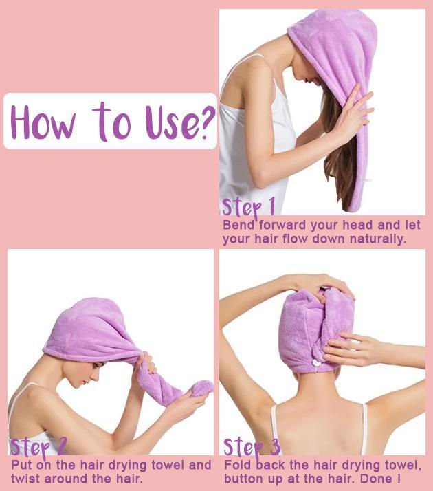 Magic Instant Dry Hair Towel | Karnz