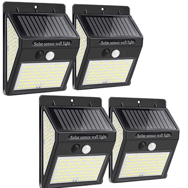 Bewegungsmelder Solar Powered 100 LED Lichter | Karnz