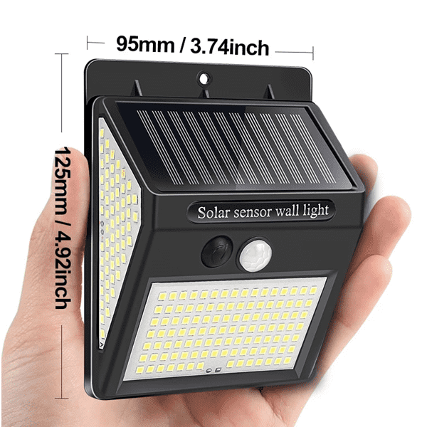 Bewegungsmelder Solar Powered 100 LED Lichter | Karnz