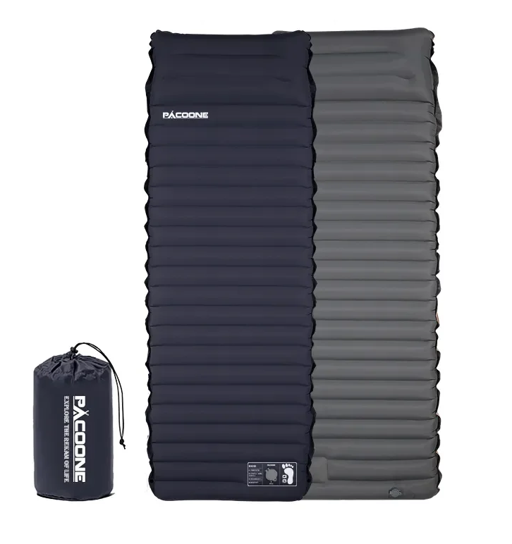 Ultraleichte, selbstaufblasende Campingmatratze mit integrierter Pumpe – Eryx