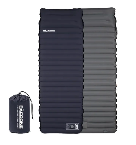 Ultraleichte, selbstaufblasende Campingmatratze mit integrierter Pumpe – Eryx