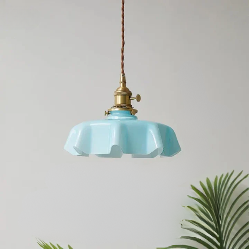Messing Hängeleuchte im Französischen Design – Elegante Deckenlampe für Wohnzimmer | Karnz