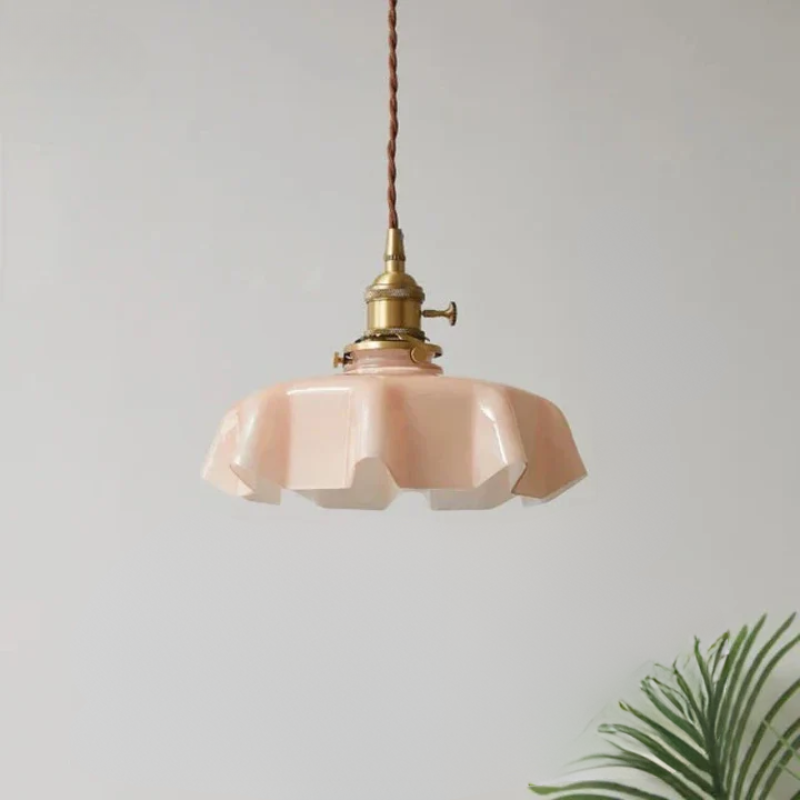 Messing Hängeleuchte im Französischen Design – Elegante Deckenlampe für Wohnzimmer | Karnz